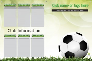 Football club info display board